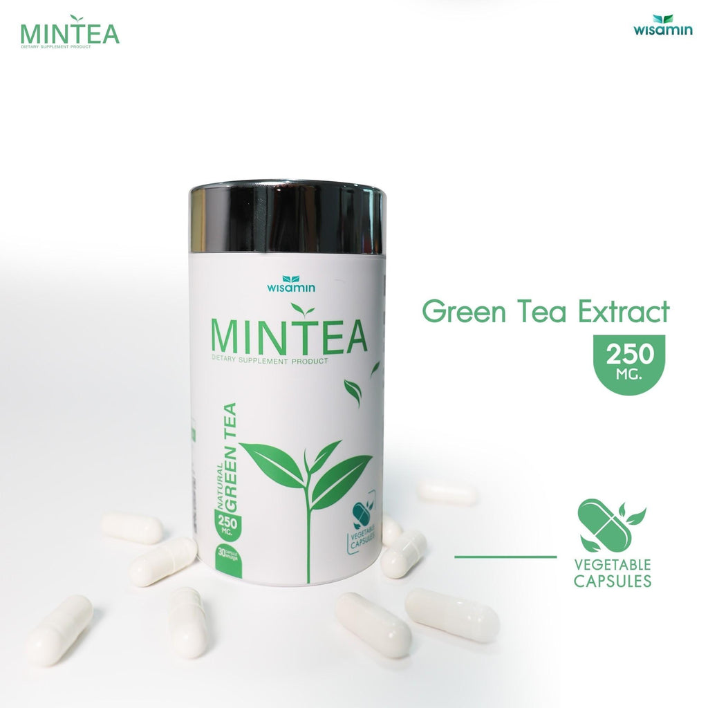 WISAMIN MINTEA มินที สารสกัดจากชาเขียว 327mg (ตราวิษามิน) 30 แคปซูล