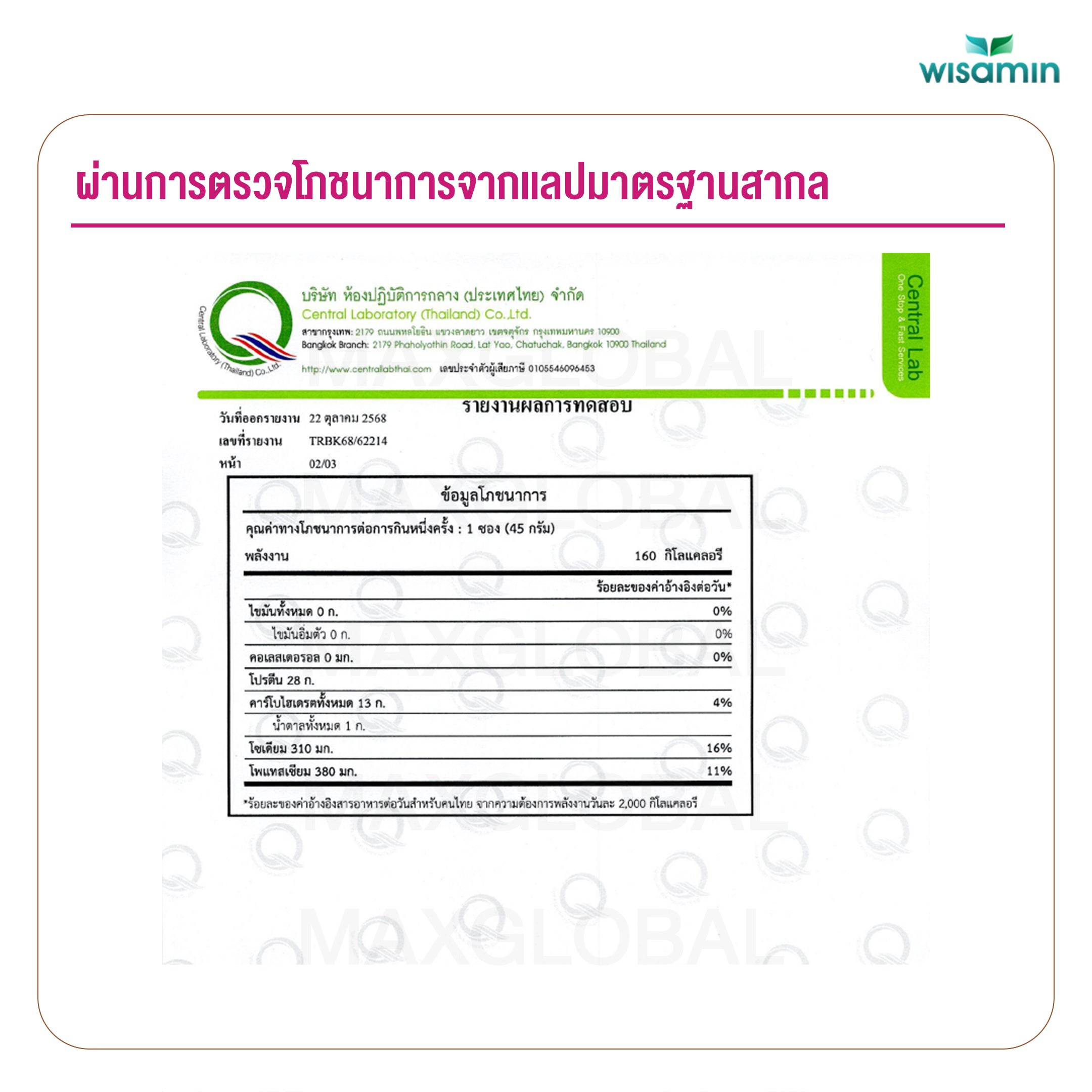 (รีฟิล) WISAMIN Chicken Protein โปรตีนไก่ไฮโดรไลซ์ 4 รสชาติ (ตราวิษามิน) 900 กรัม