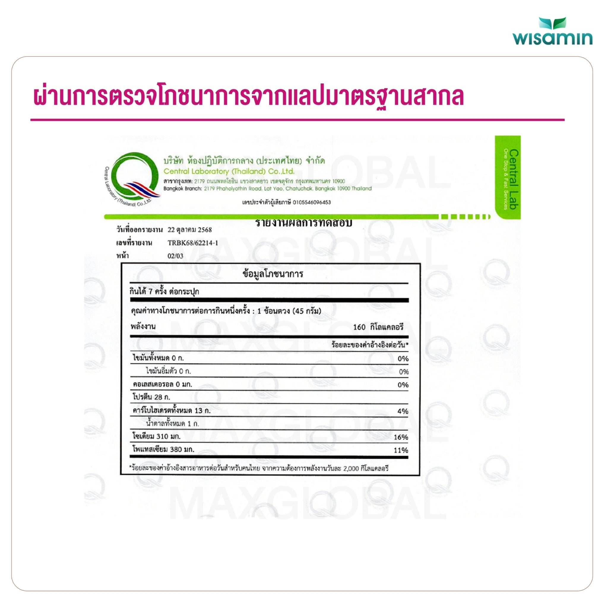 (ซื้อ 1 แถม 1) WISAMIN Chicken Protein โปรตีนไก่ไฮโดรไลซ์ 4 รสชาติ (ตราวิษามิน) รวม 630 กรัม