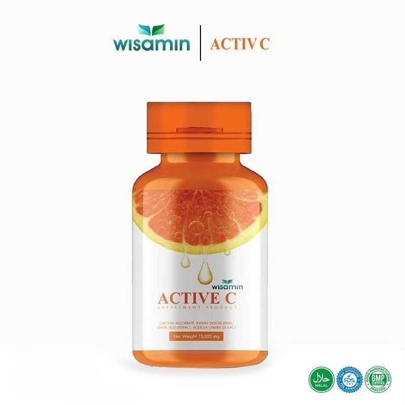 WISAMIN Active-C แอคทีฟซี วิตามินซี 500 mg (ตราวิษามิน) 30 แคปซูล