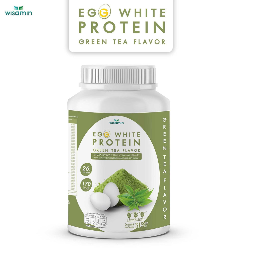 WISAMIN Egg White Protein ผงโปรตีนไข่ขาว 3 รสชาติ (ตราวิษามิน) 315 กรัม