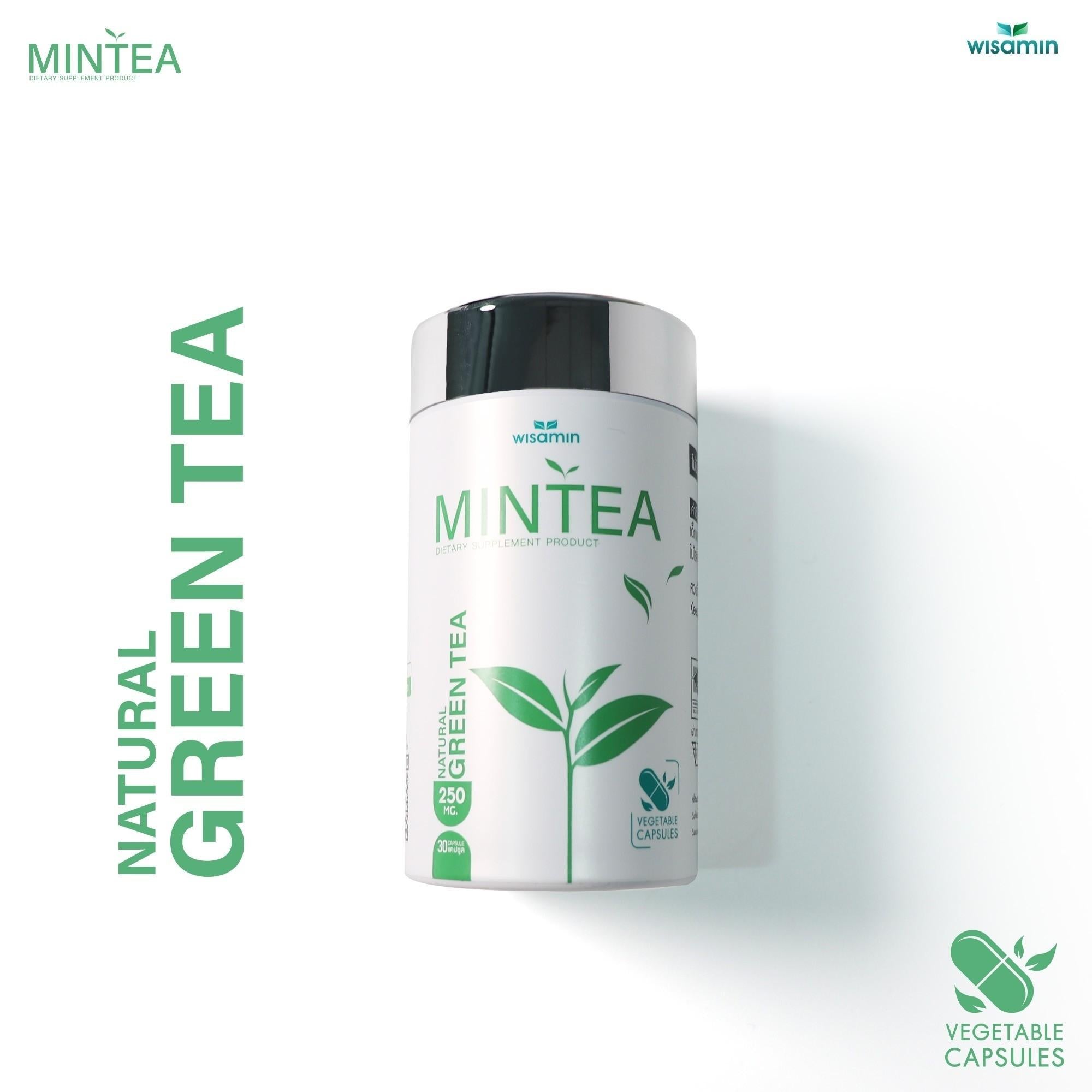 WISAMIN MINTEA มินที สารสกัดจากชาเขียว 327mg (ตราวิษามิน) 30 แคปซูล